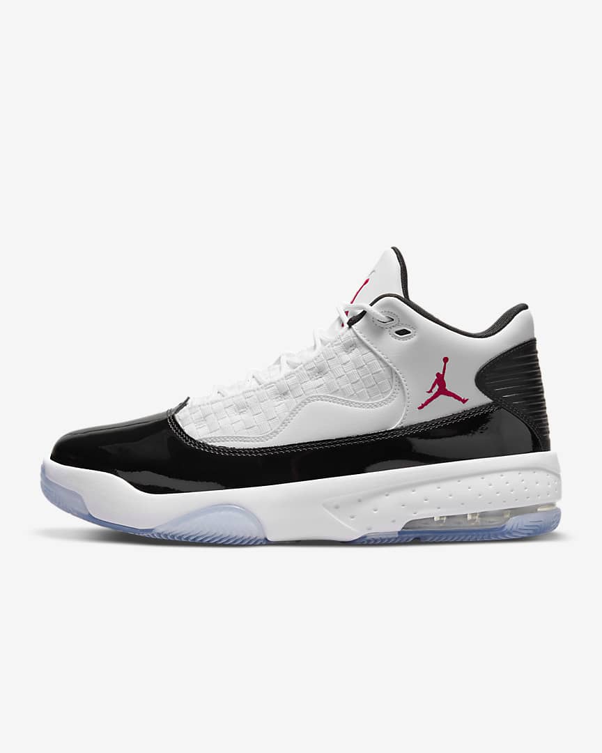 Jordan Max Aura 2 Men's Shoe White/Black/Gym Red